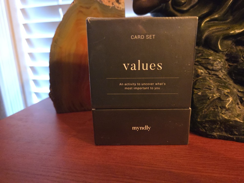 Values Self Reflection Card Set by Myndly