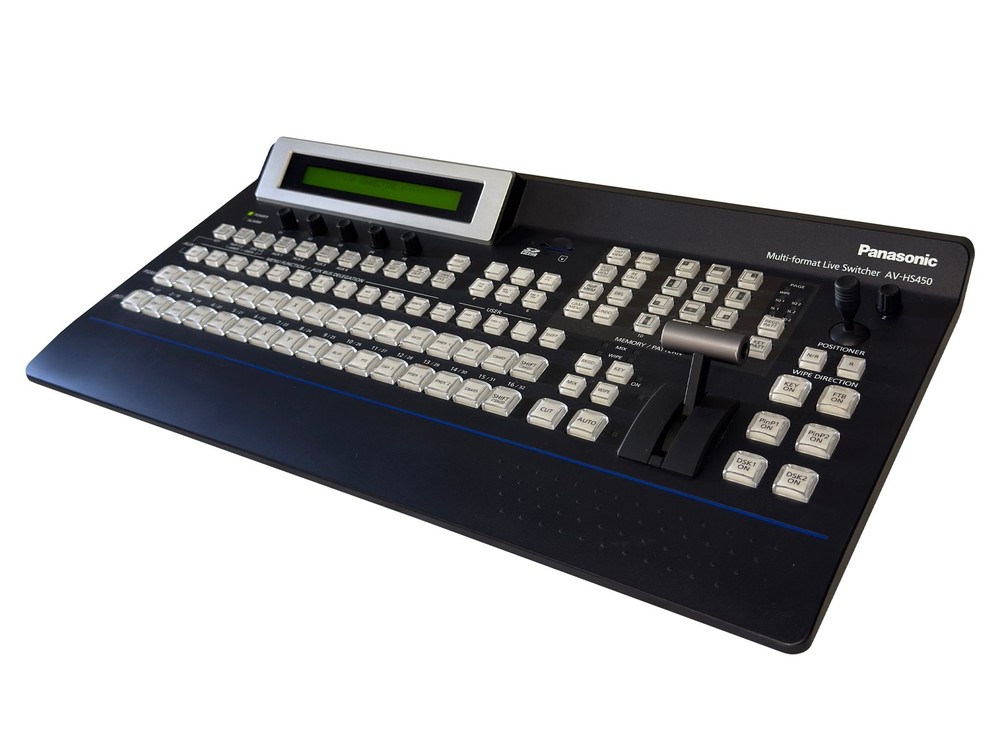 Panasonic AV‑HS450 Switcher + Control Panel + Dual PSU - Complete Broadcast Set