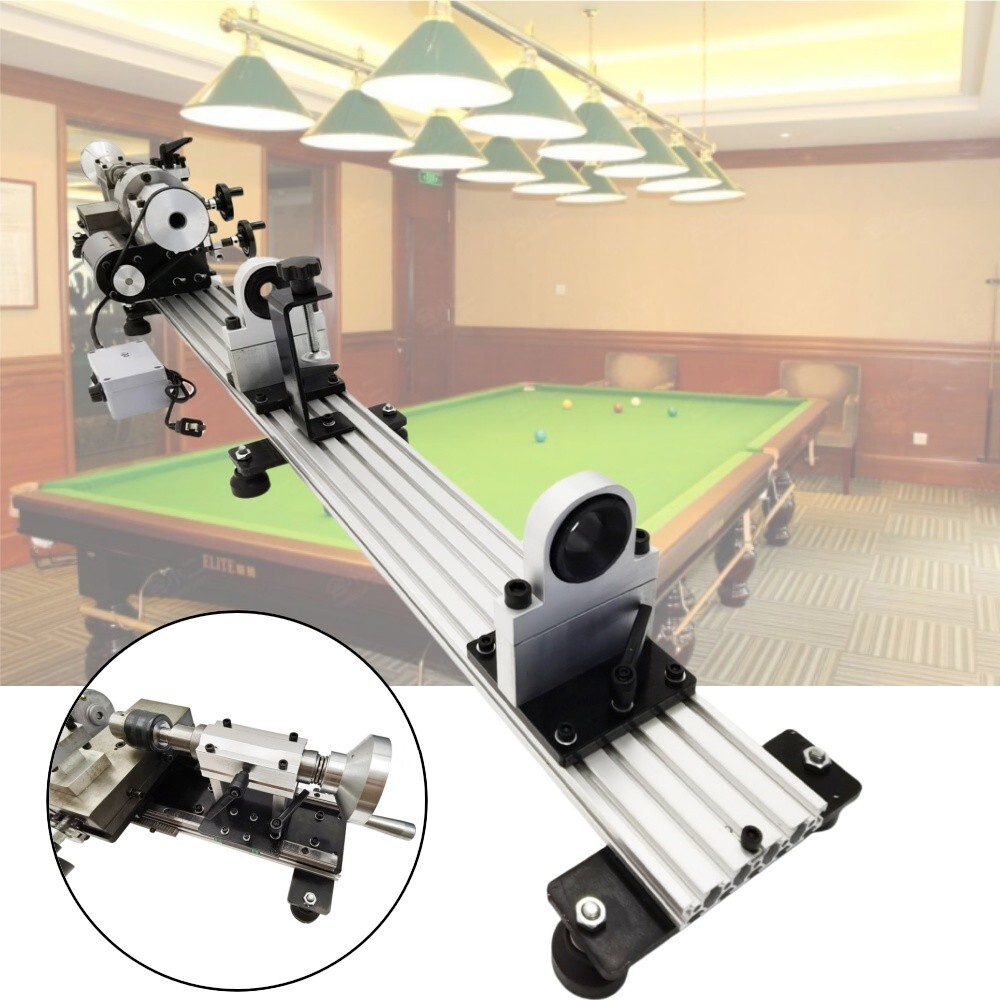 110V High Precision Pool Cue Processing Machine Billiard Cue Repair Machine450W