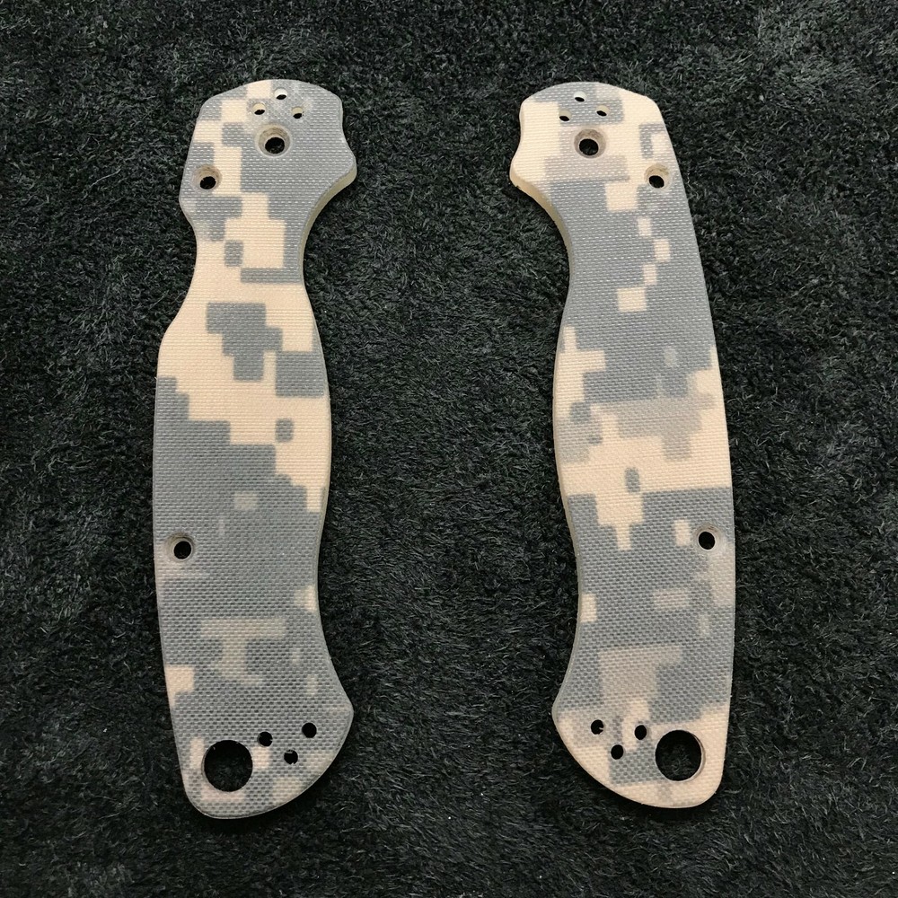 Spyderco Paramilitary 2 Scales ~ Authentic Digi G10 New C81GPCMO2