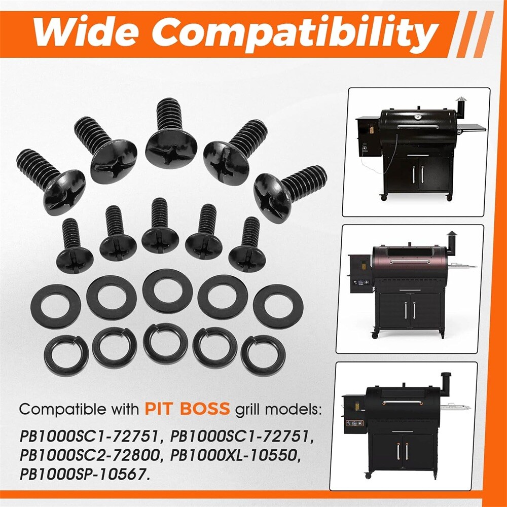 Screw Hardware Kit Replacement Part For PIT BOSS Compatible with PB1000SP-10567