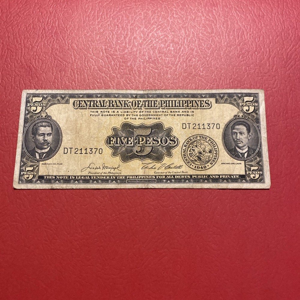 Philippines- 5 Pesos-1949