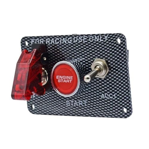 3-in-1 Universal 12V Racing Ignition Switch Panel 3 in 1 Ignition Switch Panel