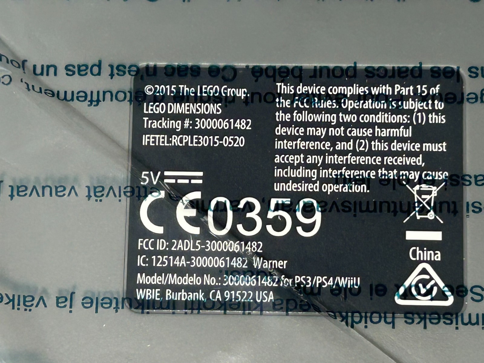 LEGO Dimensions USB Portal Base Pad PS5 PS4 PS3 Wii U 3000061482 New In Box