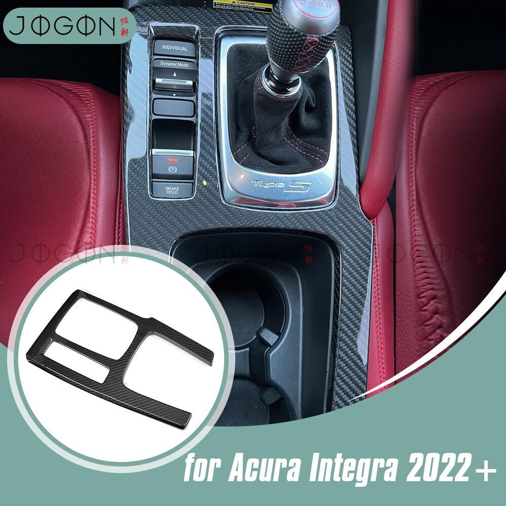Dry Carbon Fiber Center Console Panel Trim For Acura Integra Type S 2022-2024 MT