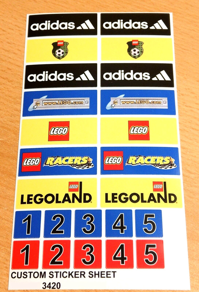 Custom Decal for 3420 Replacement Stickers