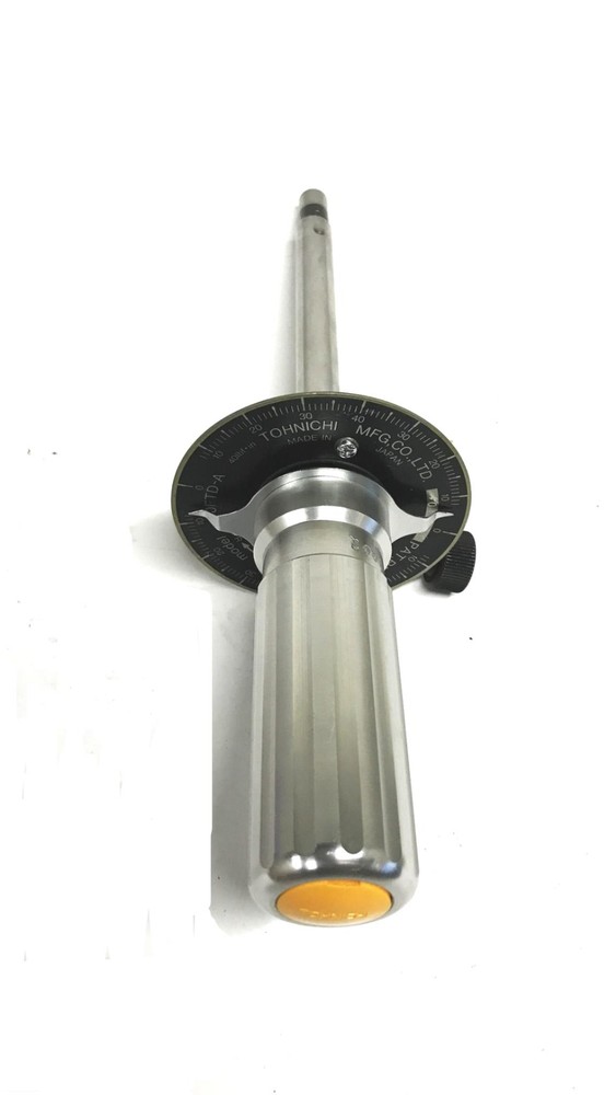 Tohnichi 1/4 inch Hex Dial Torque Wrench 40FTD-A USED