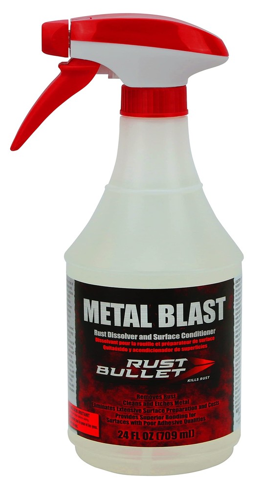 Rust Bullet Metal Blast 24 Oz Cleaner & Conditioner for Rust Removal