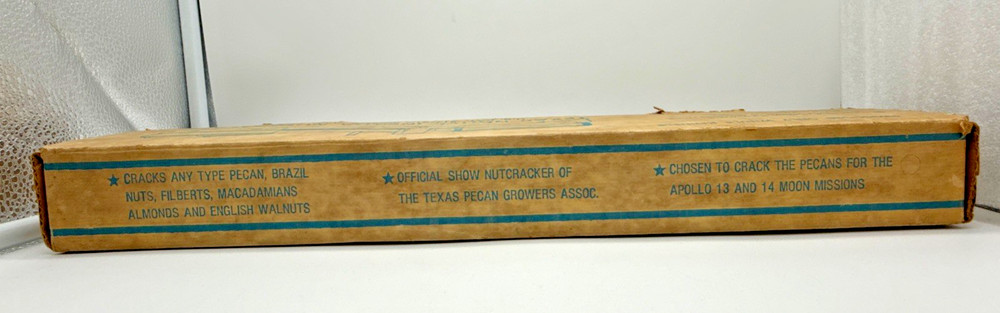Vintage TEXAS NATIVE INERTIA NUTCRACKER MODEL #7141 Original Box & Instructions