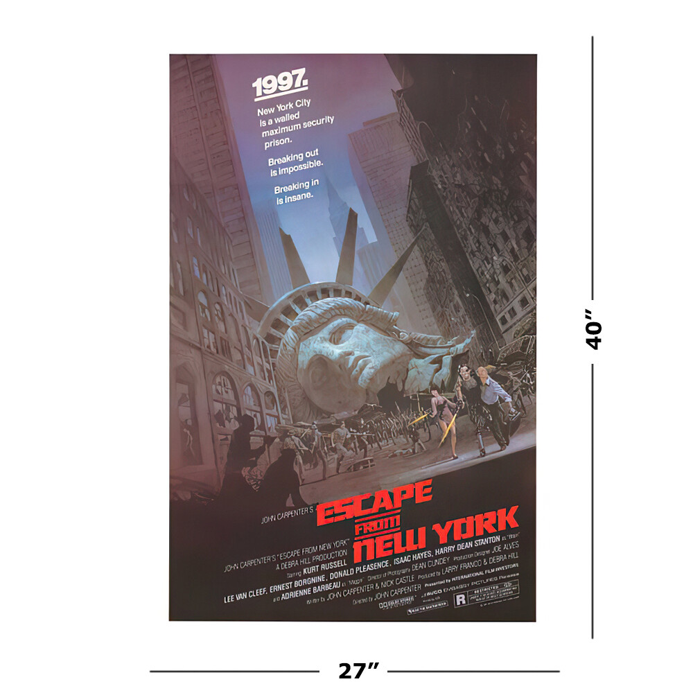 Escape From New York - Movie Poster / Print (Regular Style) (Size: 27" X 40")