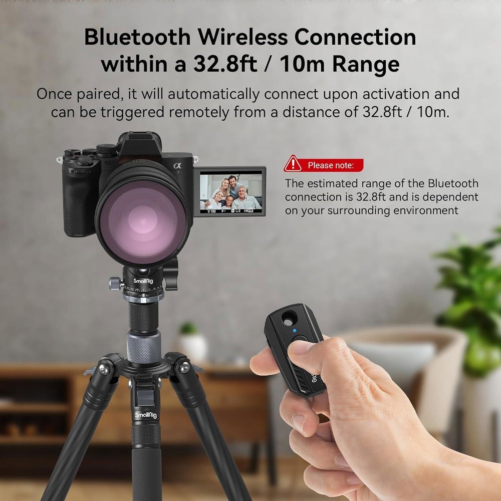 SmallRig Bluetooth Wireless Remote Controller for Sony A7R IV/Canon/Nikon