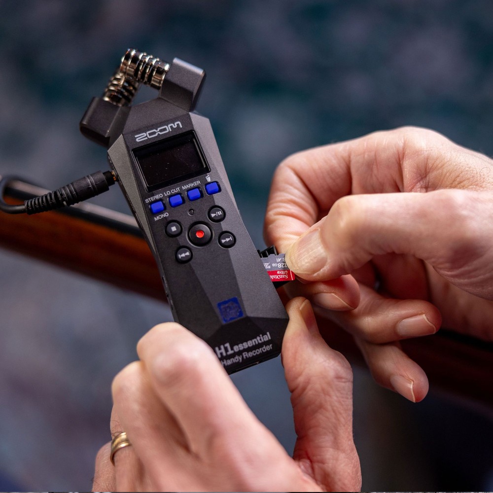Zoom H1essential 2-Track 32-Bit Float Portable Audio Recorder
