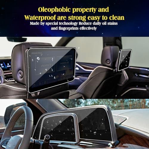 4PCS 2024 2023 Cadillac Escalade SOFT Screen Protector Compatible with 2024