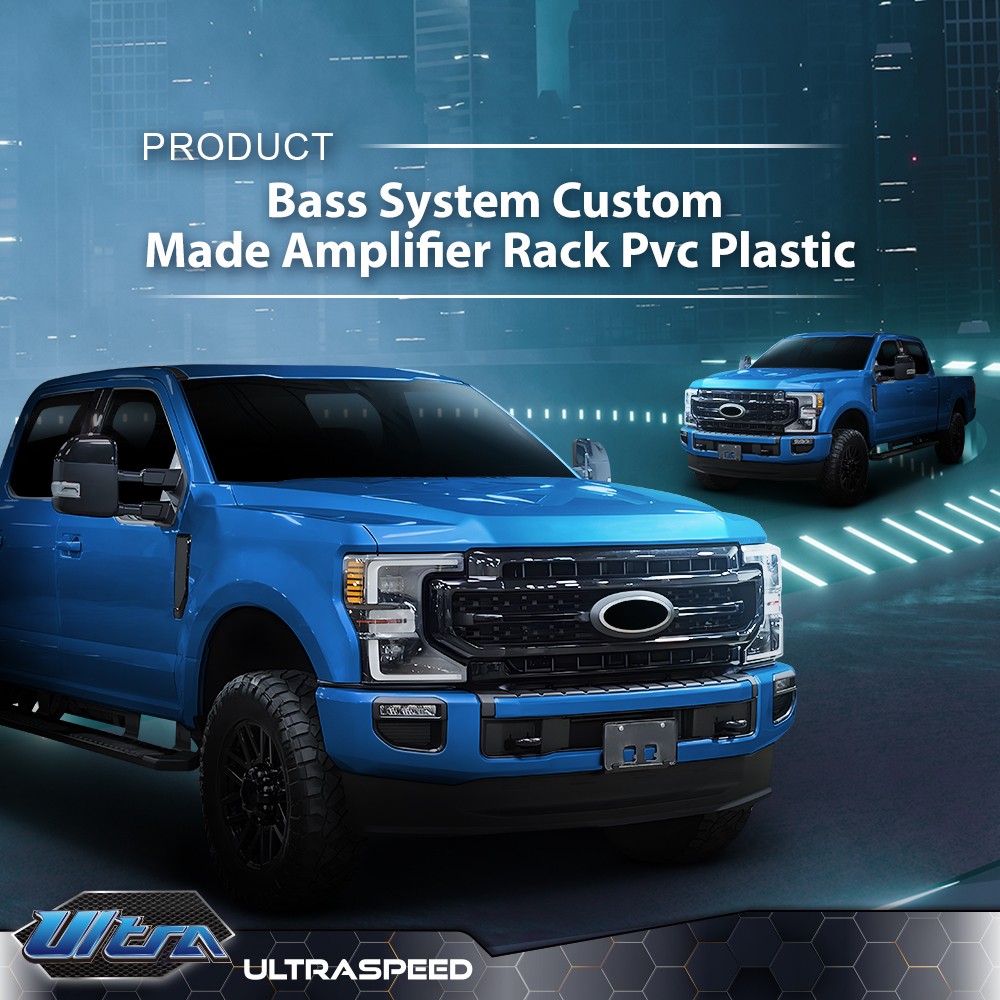 Bass System Custom Made Amplifier Rack 1/2 PVC Plastic
