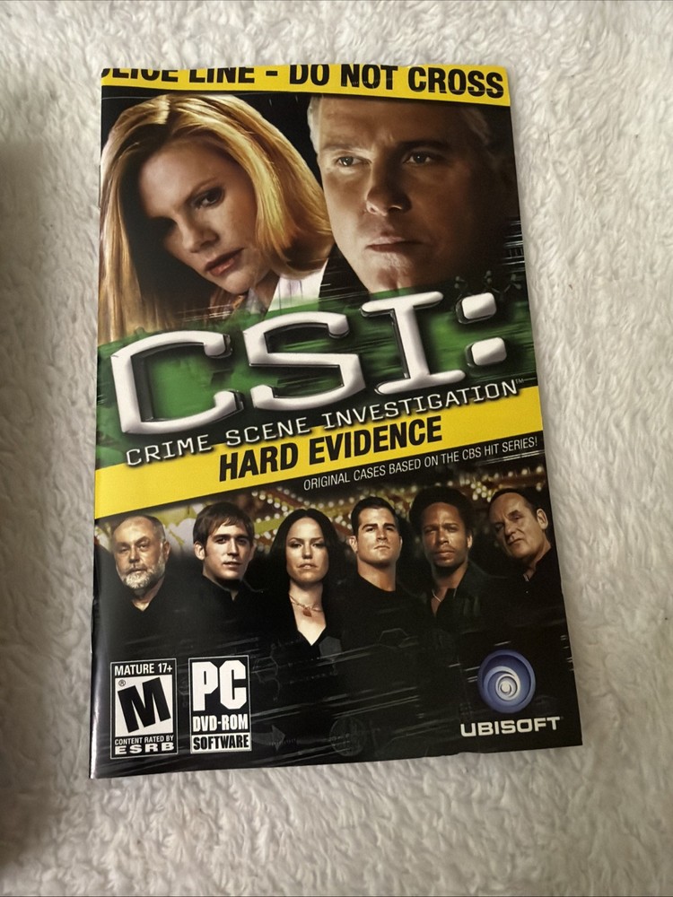 CSI Hard Evidence PC CD ROM 2007 CIB COMPLETE IN BOX