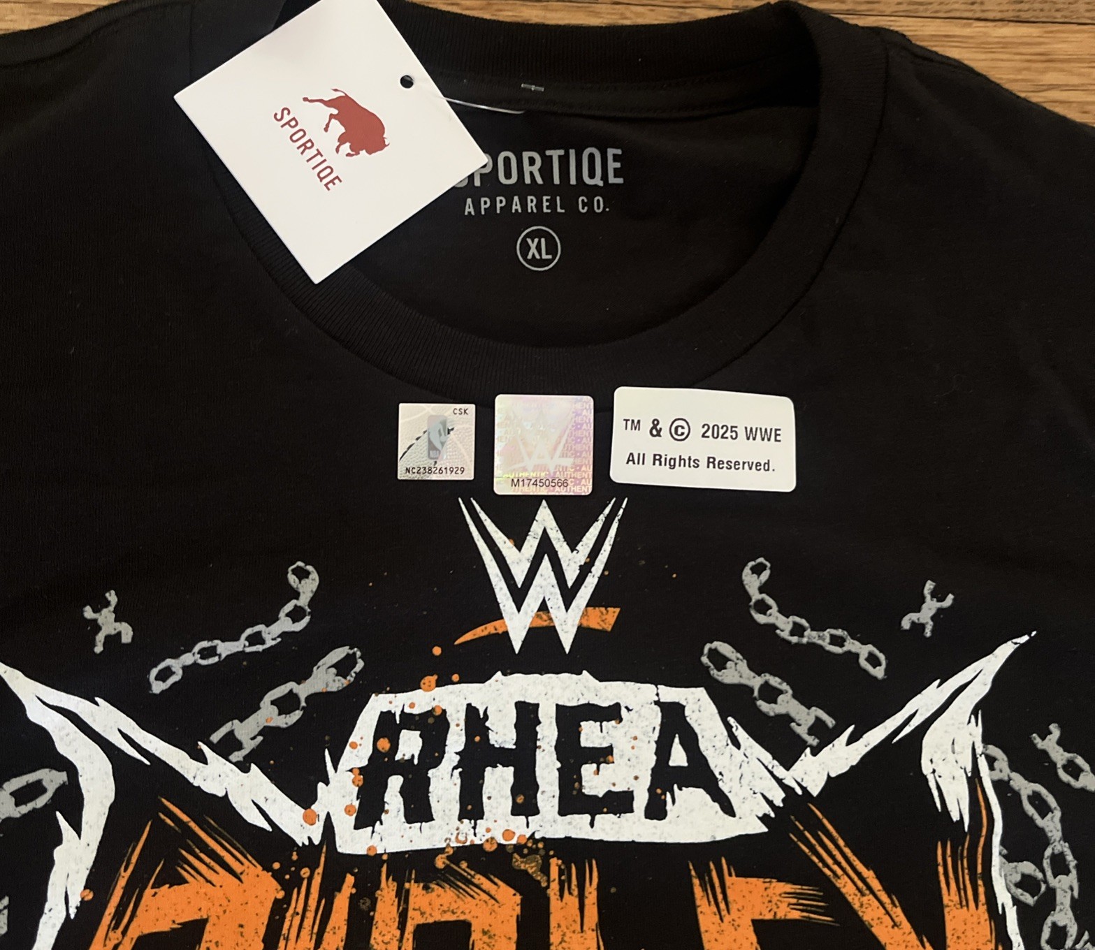RHEA RIPLEY WWE NEW YORK KNICKS EXCLUSIVE T-SHIRT MSG CENA LAST RAW WOMEN’S XL