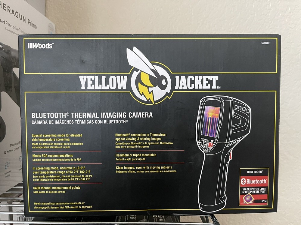 YELLOW JACKET Thermal Imager for Elevated Temperature Screening with Bluetooth