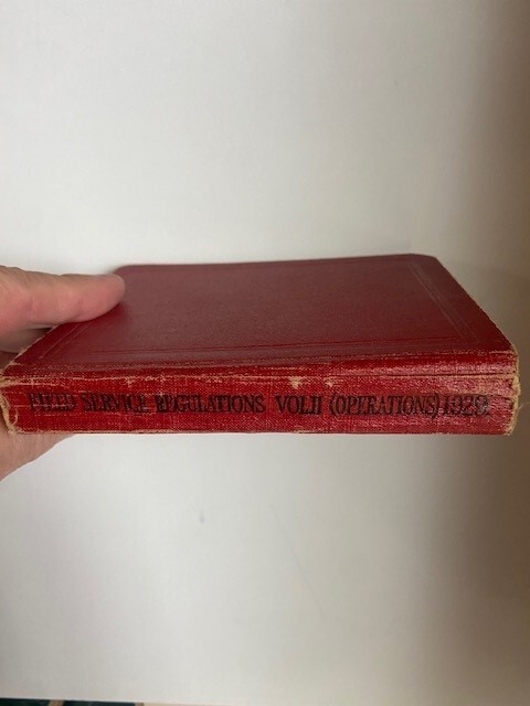 Field Service Regulations Vol II (Operations) 1929