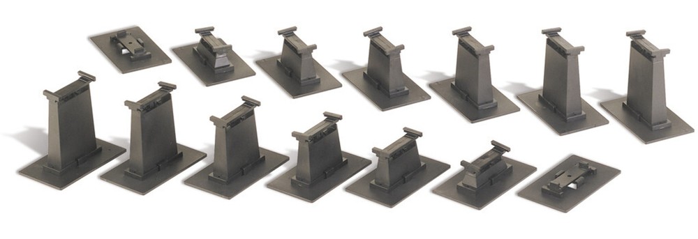 Bachmann 44471 HO Scale 14-Piece Graduated Pier Set