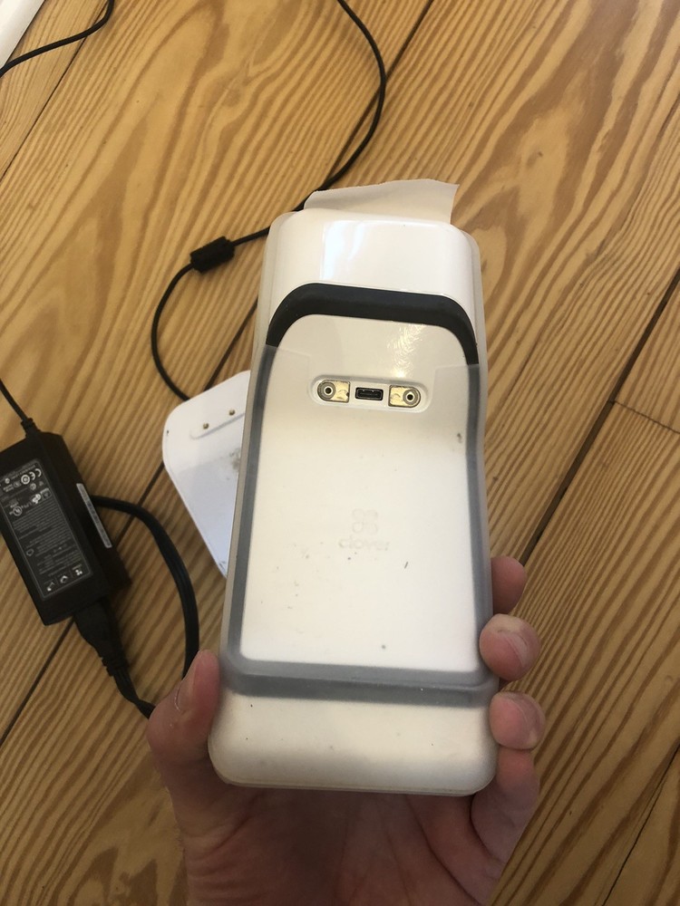 Clover C403 Flex Wi-Fi Terminal w/ Cradle K-400 Untested