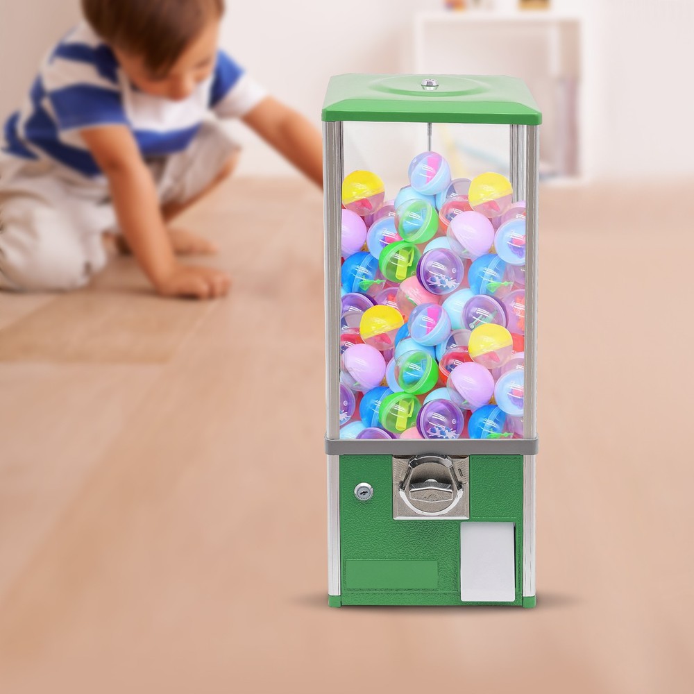 Rectangle Candy Machine Dispenser Machine Candy Vending Machine Gumball Ball NEW