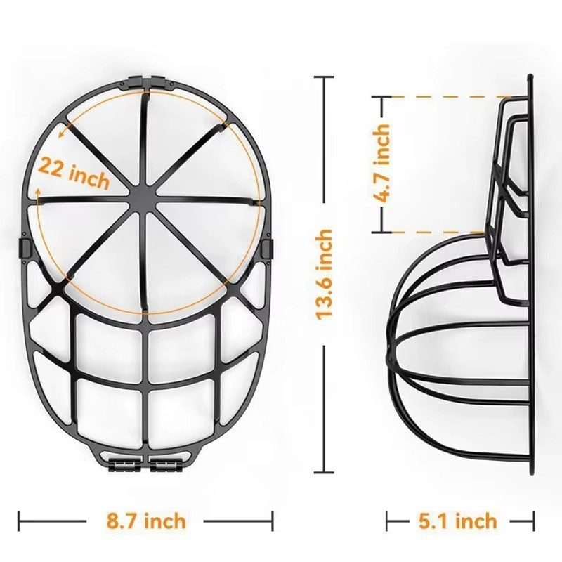 Baseball Cap Washer - Anti-Deformation Hat Protector Frame for Laundry Machine