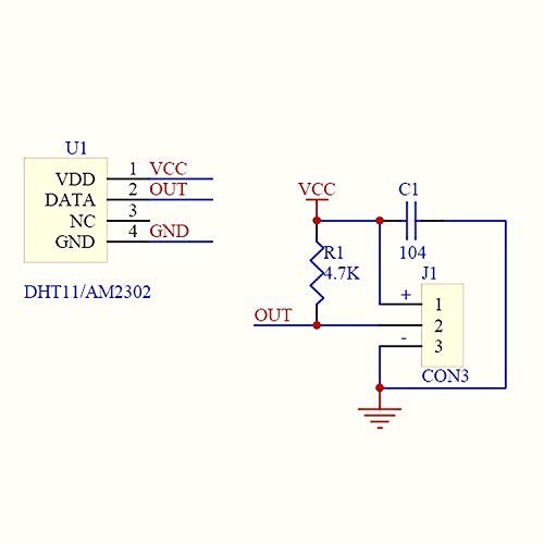 2pcs DHT22 Digital Temperature & Humidity Sensor Module for Arduino DIY Projects
