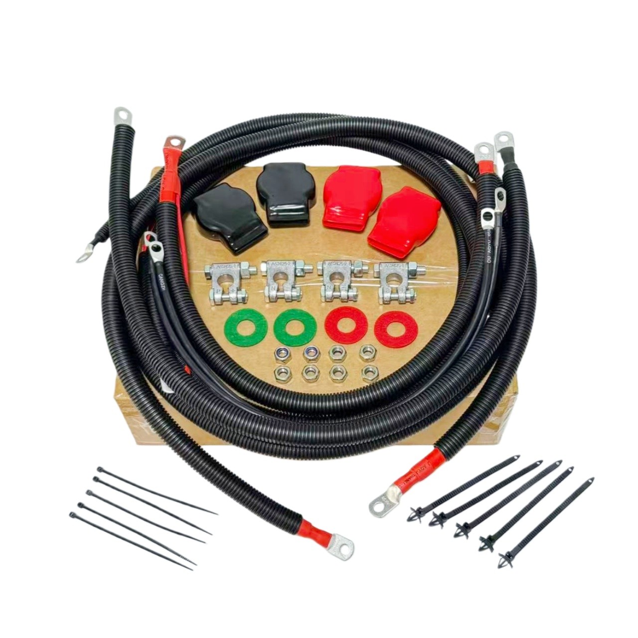 For 2003-2007 Cummins Dodge RAM Truck Gen 3 5.9L 24 Valve Battery Cable Wire Kit