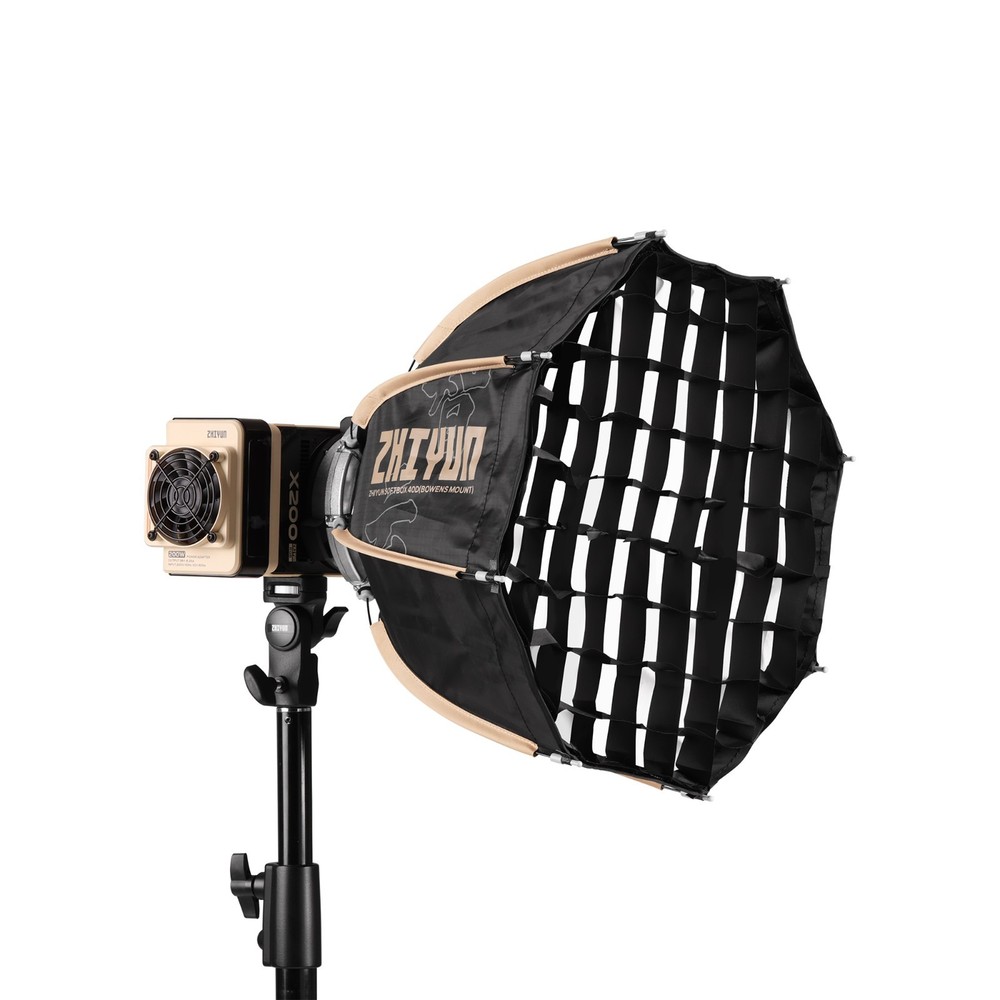 Zhiyun 45D Octagonal Softbox Quick Set up with Diffusers/Honeycomb Grid for X200