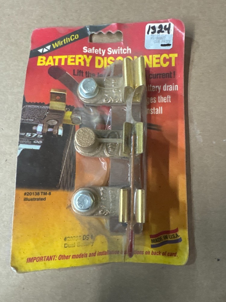 Wirthco 20218 DS -1 Battery Disconnect Switch