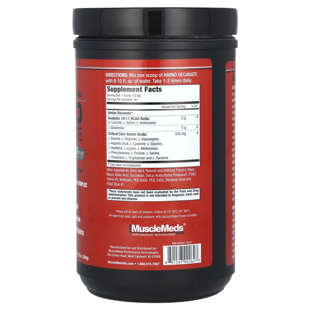 Amino Decanate, Citrus Lime, 13.5 oz (384 g)