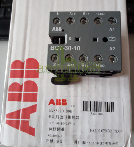 1PC ABB BC7-30-10 24V Contactor New