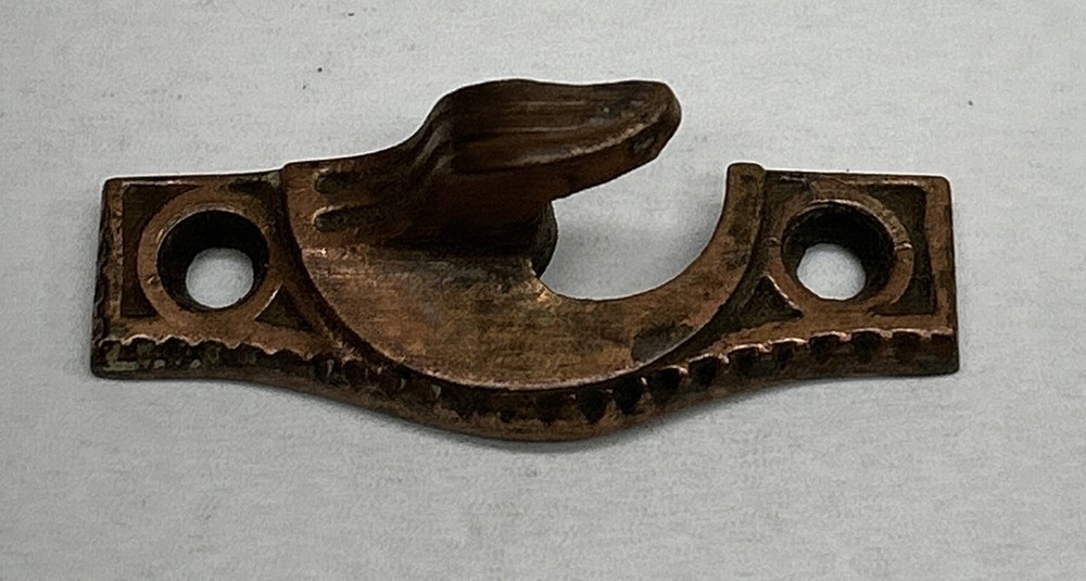 Antique R & E Bronze Window Sash Lock
