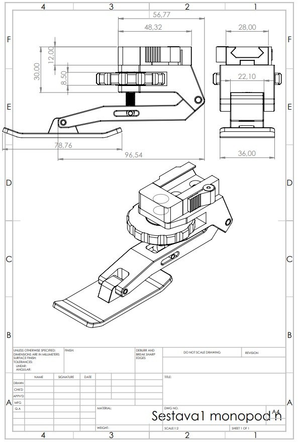 Monopod LARS M100