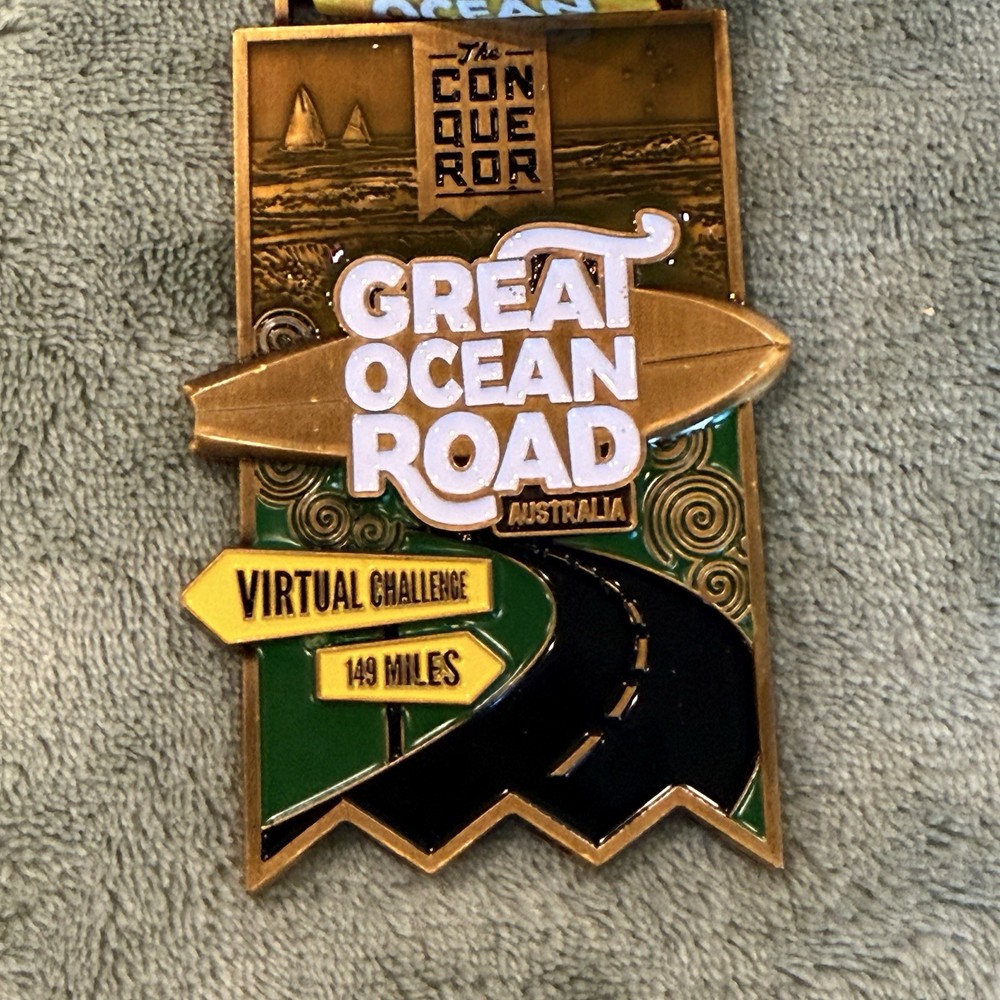 The Conqueror AUSTRALIA Virtual Challenge Running Finisher Medal