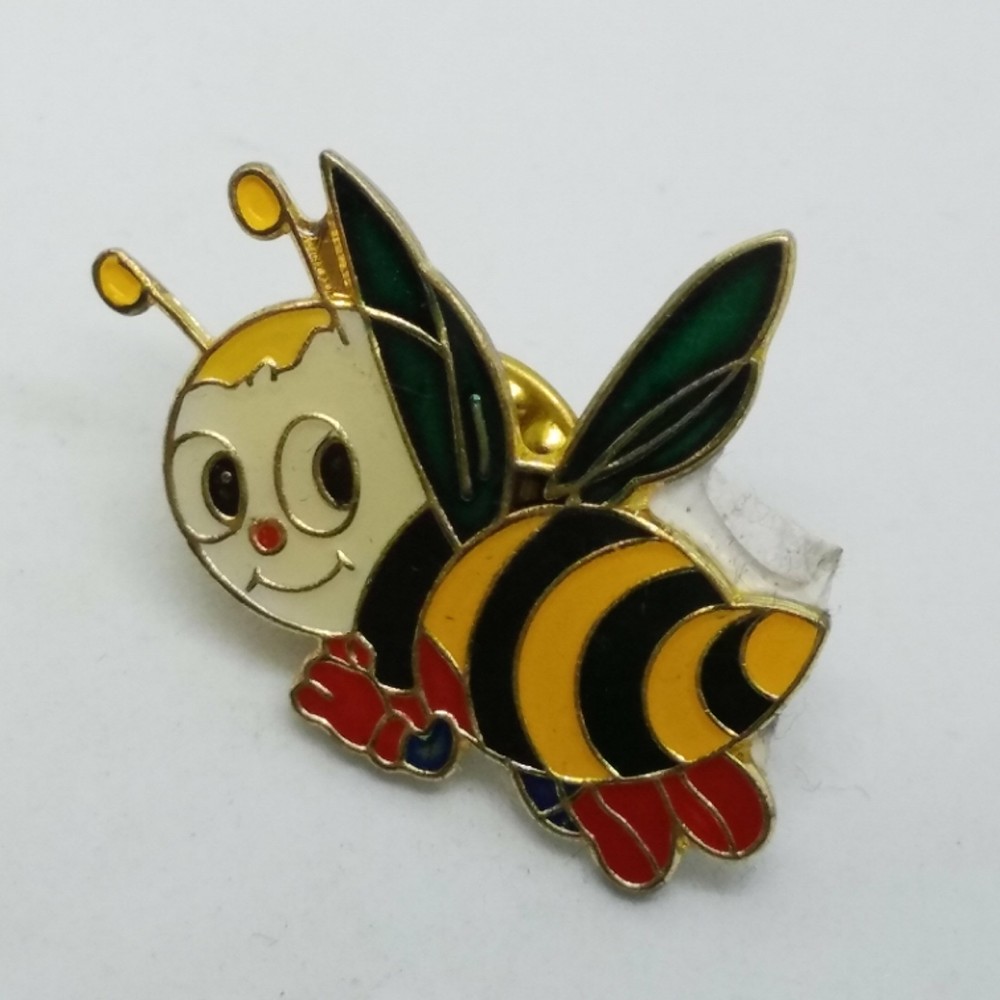 Colorful Flying Bee Lapel Pin