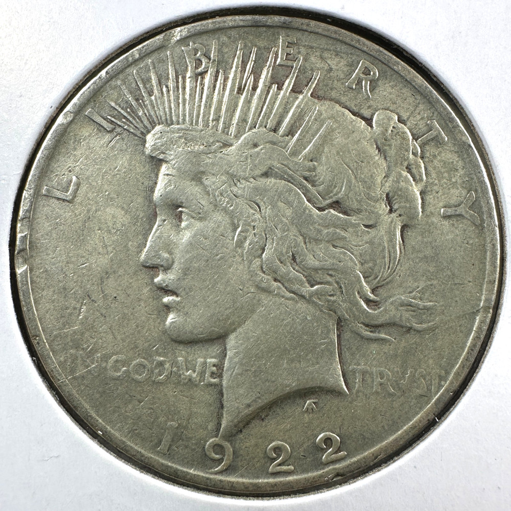 1922 $1 Silver Peace Dollar (89484)