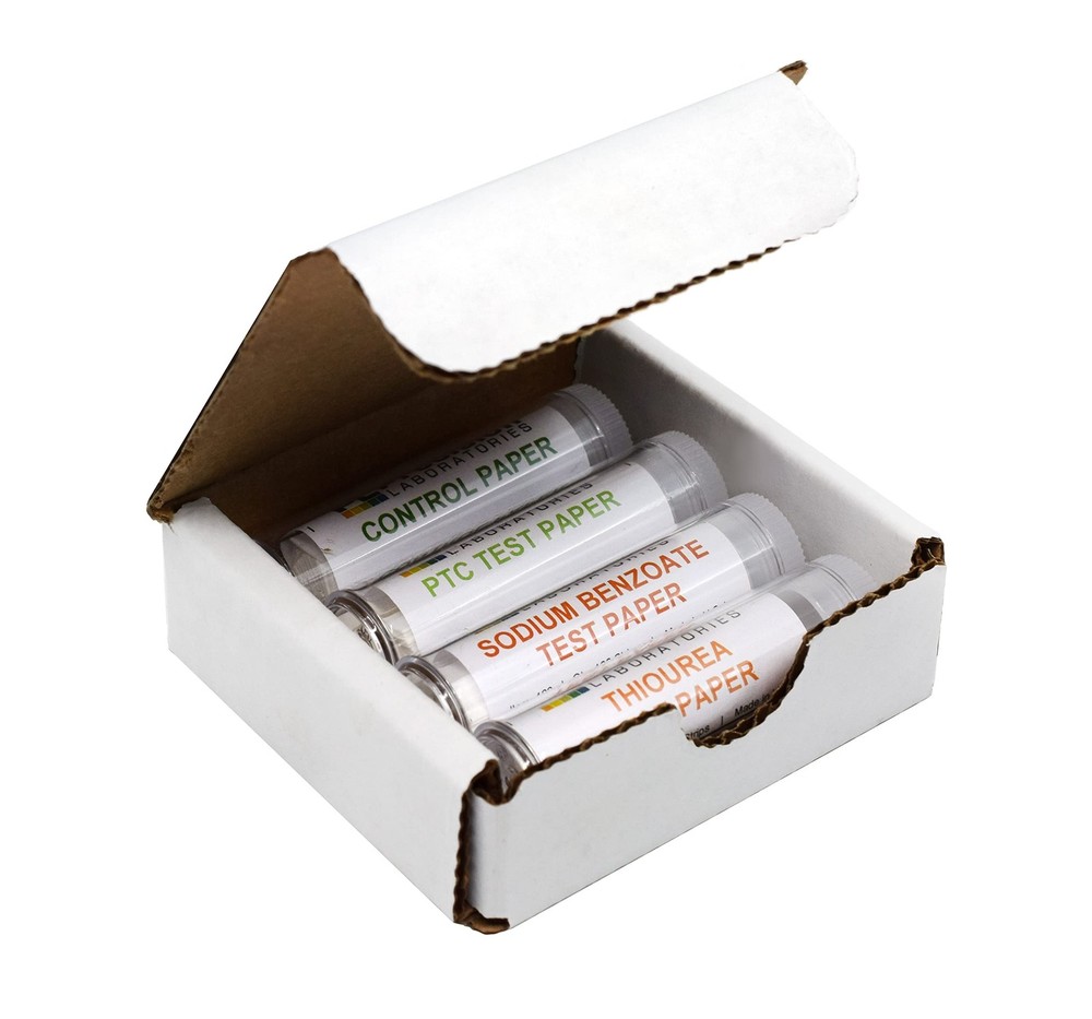 Super Taster Test Kit - PTC Paper Strips with Biodegradable Box & Instruction...