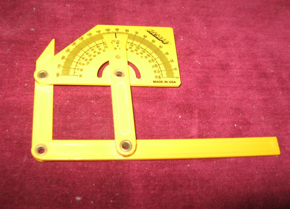 Hempe Protractor Angle Finder Angle Rule Made In U.S.A.