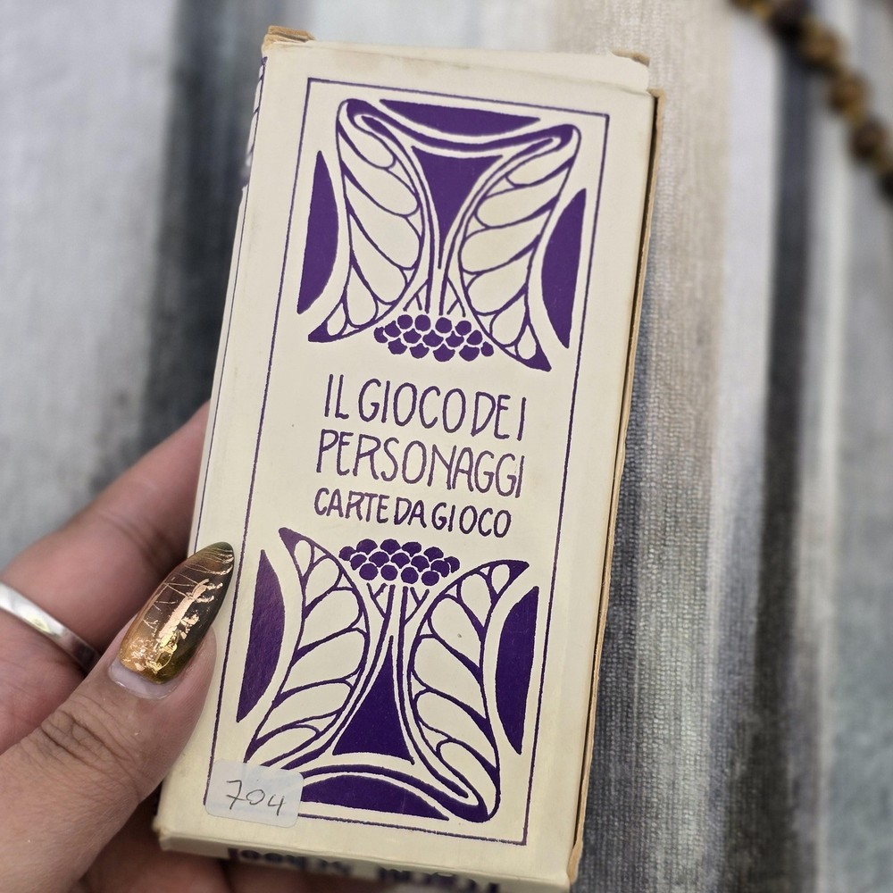 II Gioco Del Ceppo 40 Card Oracle Deck With Box No Guidebook Vintage USED