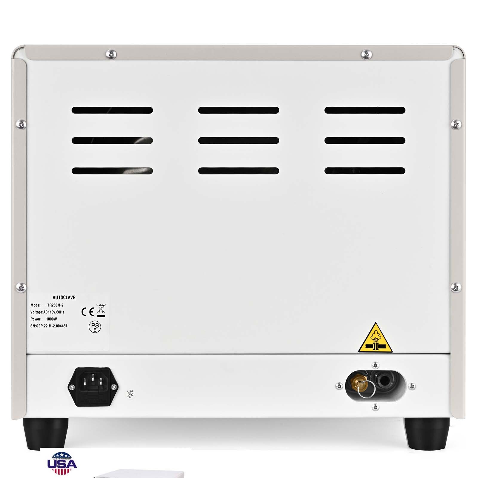 18L Automatically Dental Medical Autoclave Sterilizer Vacuum Steam Sterilization