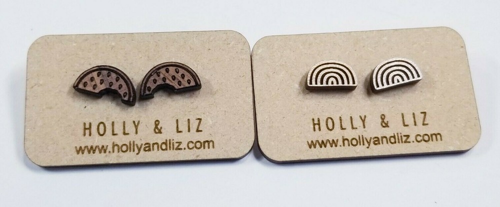 Holly & Liz Cork Stud Earrings