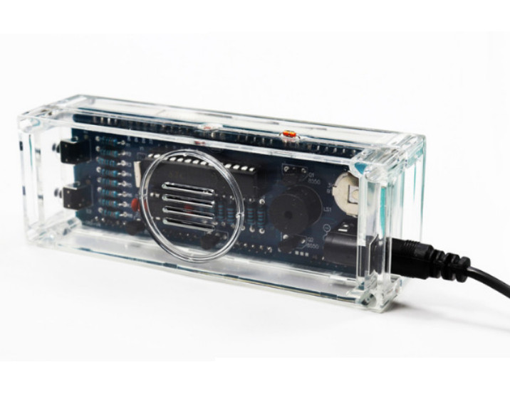 51single chip microcomputer digital clock kit light control 1 inch LED DIY parts