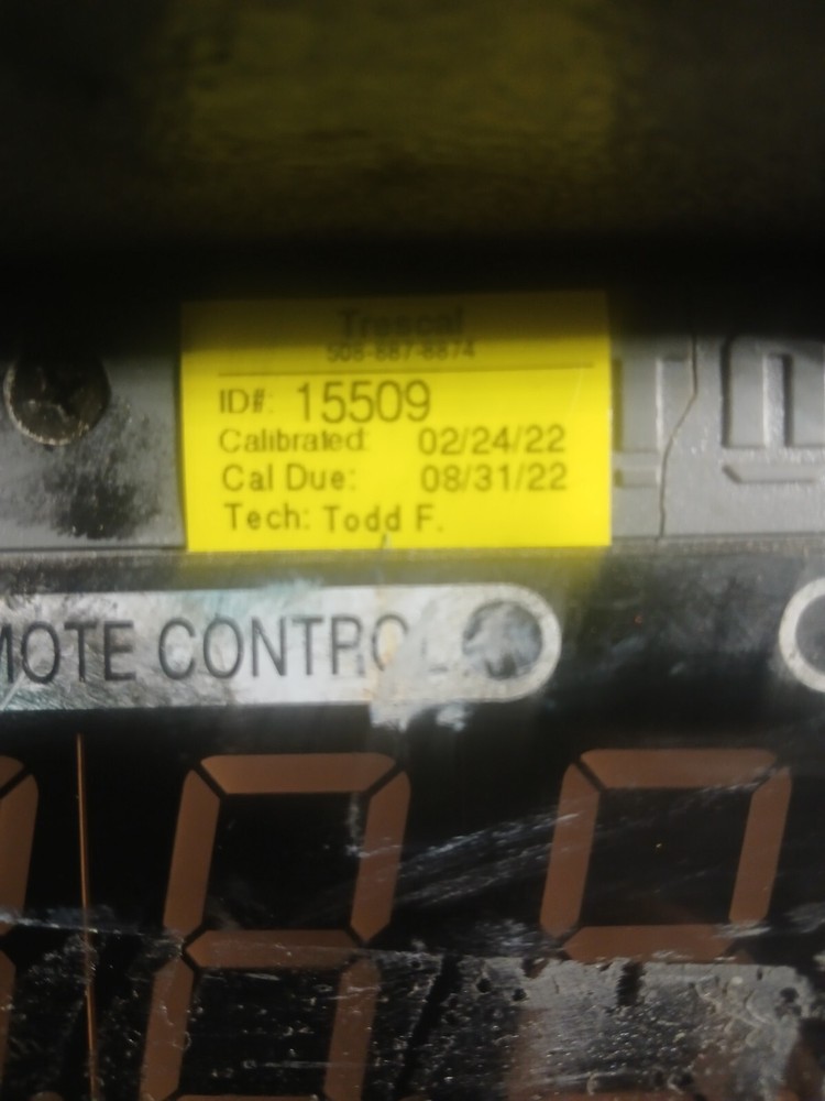 Working Used CAS, CAST2-PLUS(2K), Crane Scale, 2,000 lb