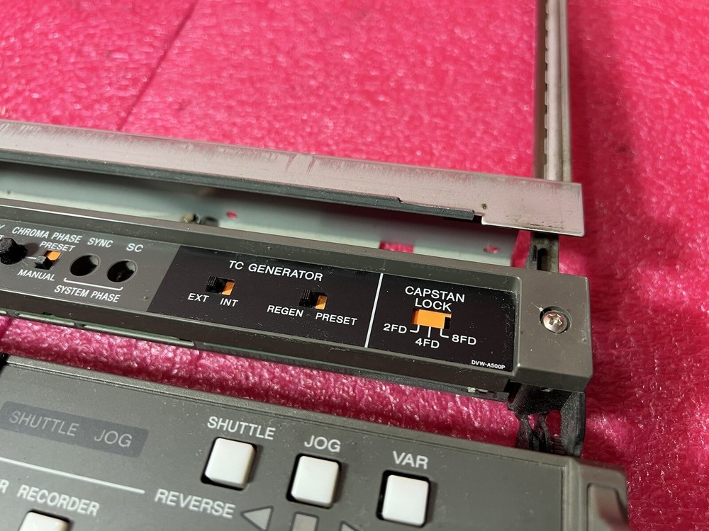 Sony DVW-A500P DIGITAL VIDEOCASSETTE RECORDER ''Button panel''