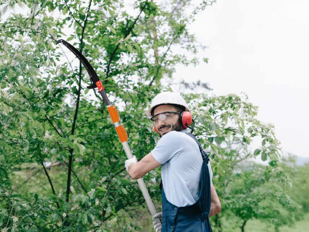 12FT Tree Pruning Saw, Telescopic Manual Lightweight Extendable Pole Saw
