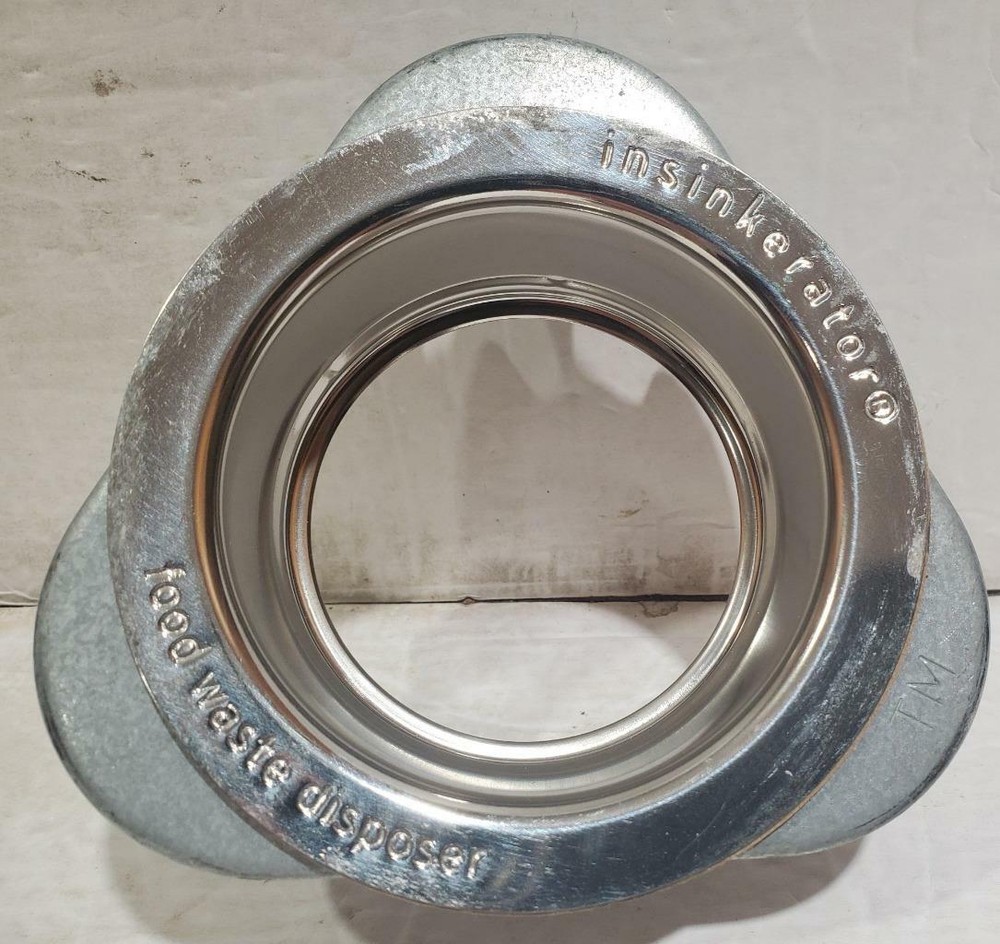 Insinkerator Garbage Disposal Mounting Collar Flange Stainless Ring NEW 5