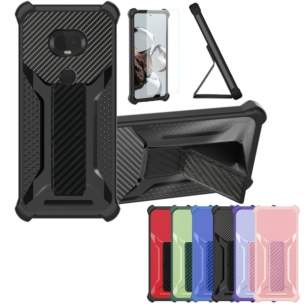 for T-Mobile REVVLRY+plus Phone Case Cover Glass Screen Protector A1