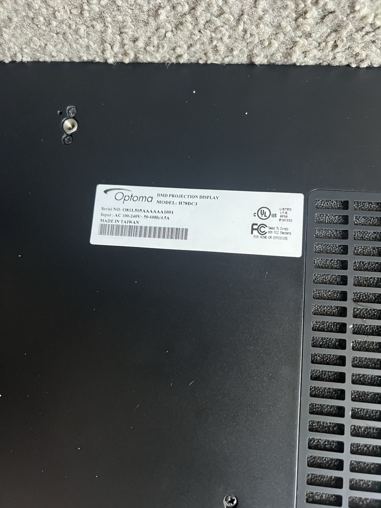 Optima Darkchip3 Projector H78dc3 with controller tested