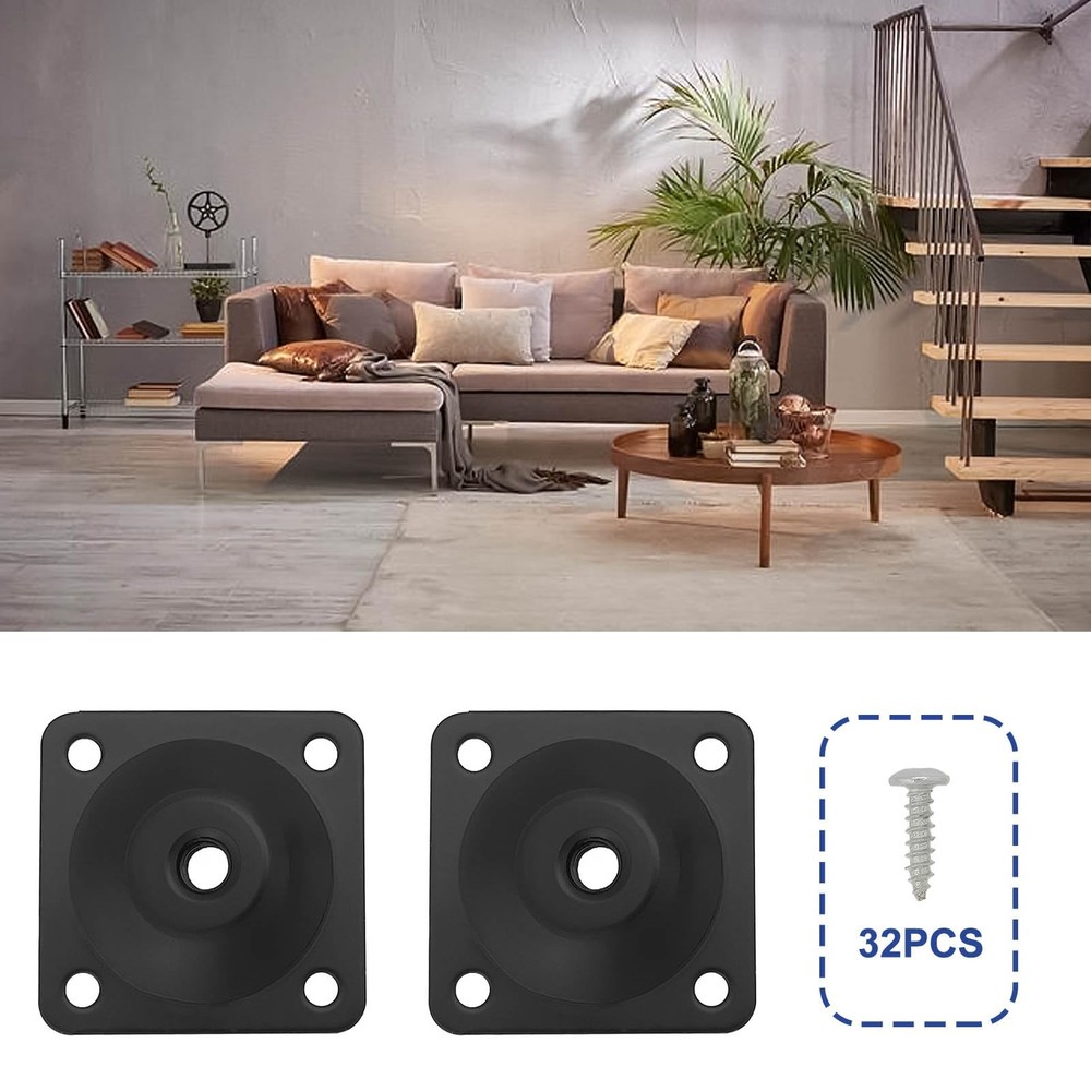 8Sets M8 Angled Legs Fixing Mounting Plate 12° Suitable for Securely Attachin...